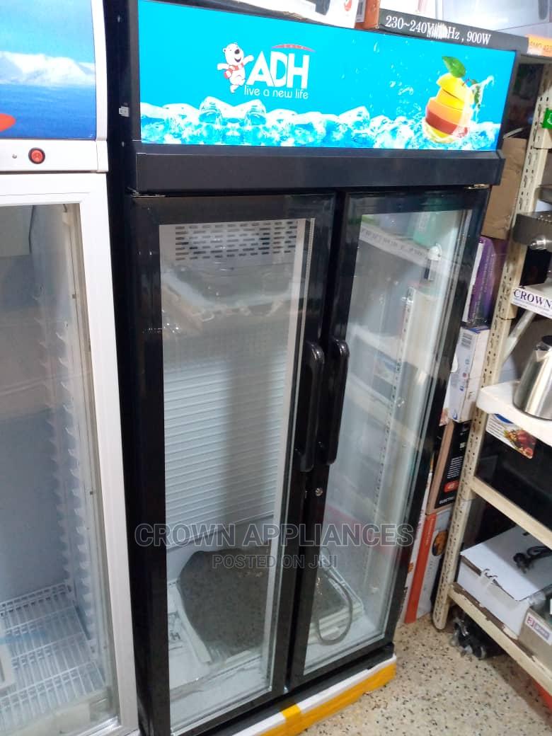 ADH 625 Litres 2 Door Beverage Cooler Display Showcase Refrigerator Chiller