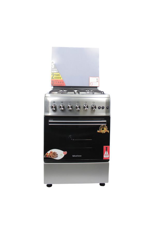 Blueflame cooker S6040GRFP – I 60 by 60 cm Full gas inox – stainless steel
