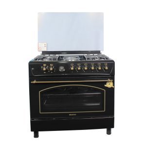 Blueflame rustic cooker FP942ERF – B 90cm X 60 cm black in color PLUS FREE SAUCEPAN