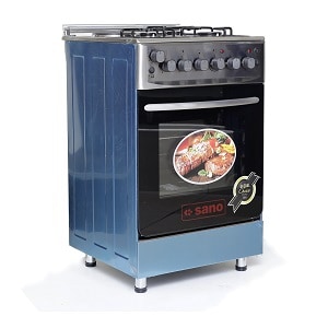 Sano 3 Gas & 1 Electric Cooker With Rotisserie 60X60cm.