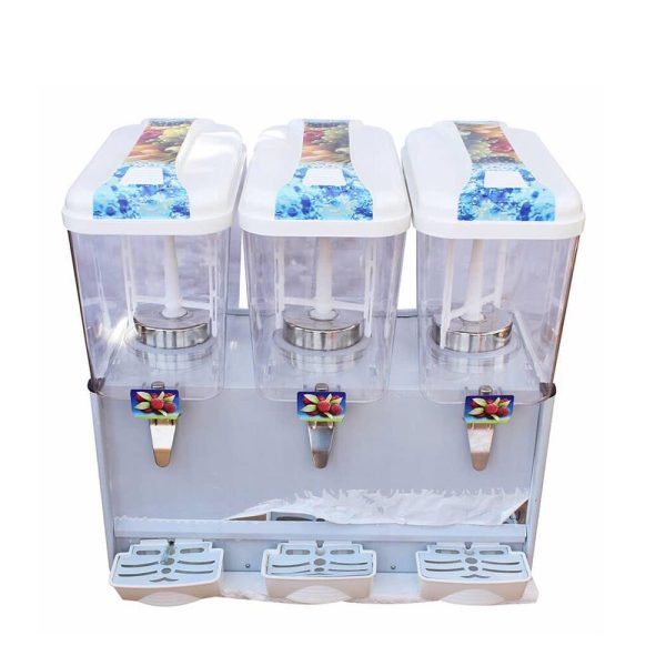 ADH LSJ 18 Liters 3 Tap Juice Dispenser-White