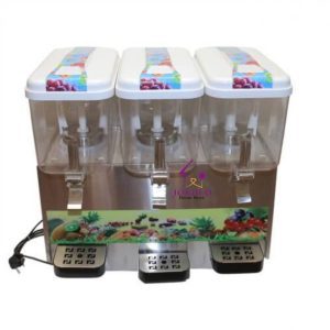 Snowhite Triple Juice Dispenser 18x3Litres White