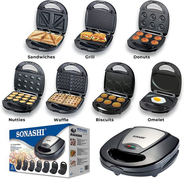 Sonashi 7-in-1 Multi Snack Maker SSM-862