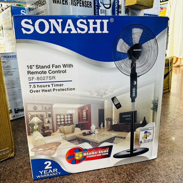 Sonashi Stand Fan With Remote Control 16-inch SF-8027SR
