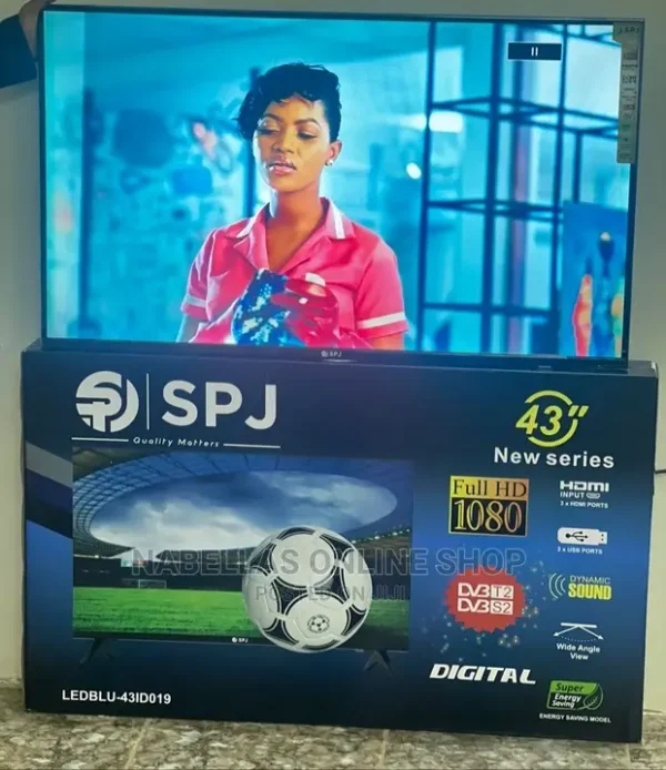 SPJ 43 Inch Full HD LED Digital Frameless TV
