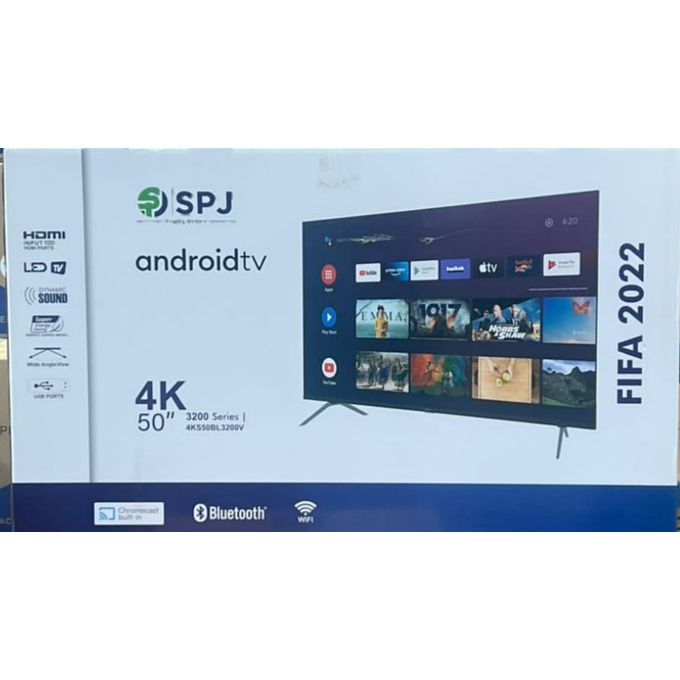 SPJ 50 Inch 4K Ultra HD Android Smart Tv