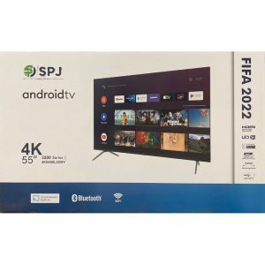 SPJ 55 Inch 4K Ultra HD Android Smart Tv With Built-In WIFI.