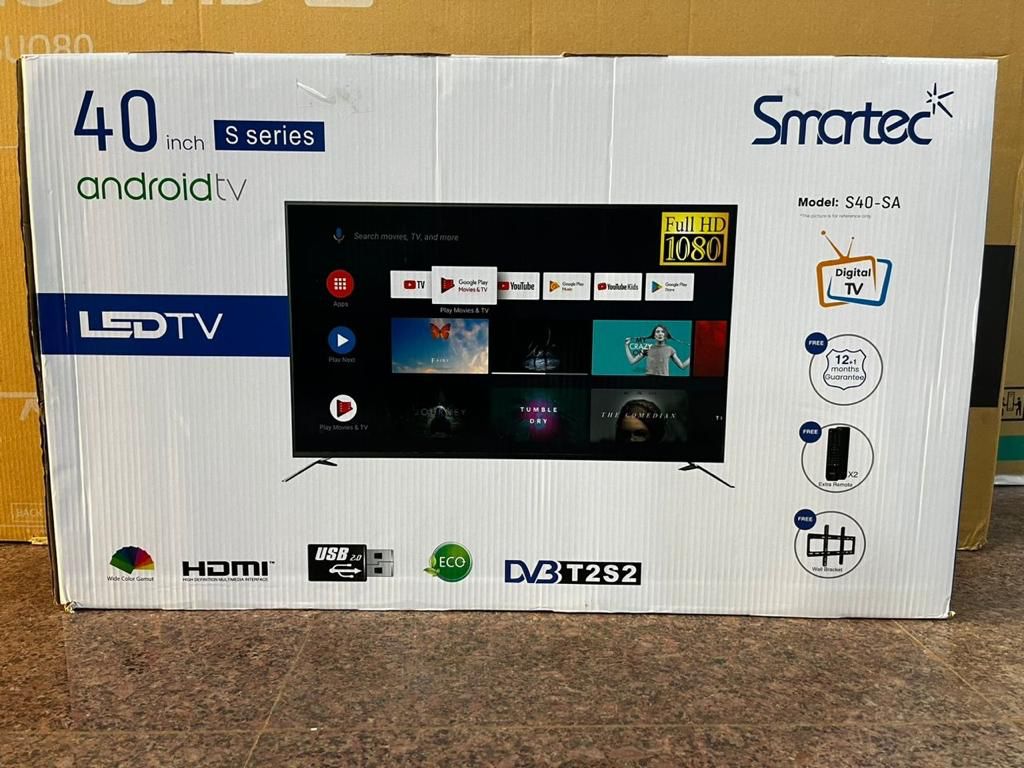 Smartec 40 Inch Android Smart HD LED Frameless Free To Air TV