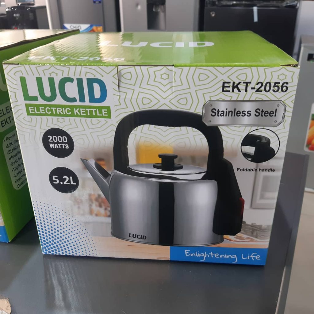 Lucid Electric Kettle 5.2Litres EKT2056 Prime Electronics Uganda