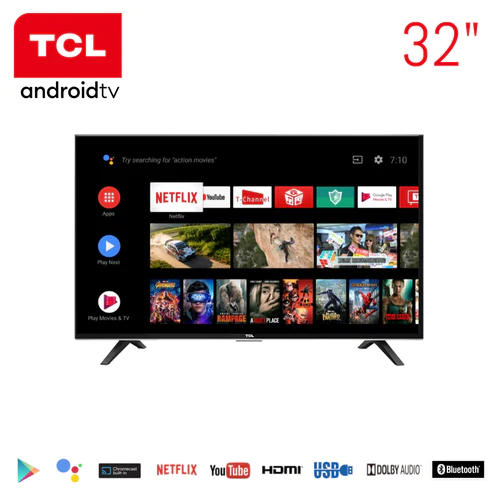 TCL 32Inch Frameless AI Smart Android LED TV