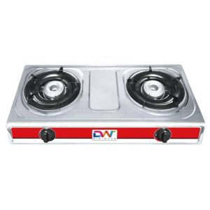 Digiwave Double Burner Gas Stove Stainless Steel DW-SG1000