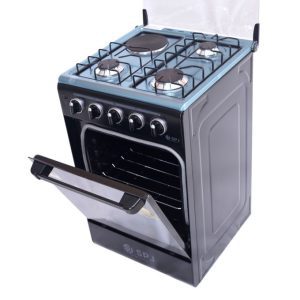 SPJ Cooker 3 Gas Burner With 1 Electric 50X50cm 