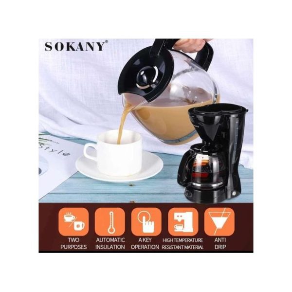 Sokany Electric Coffee Maker 1.5 Litres