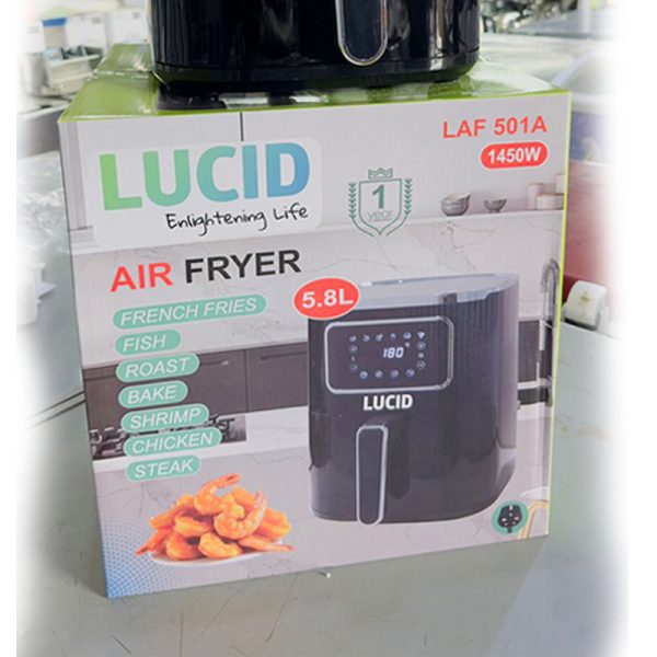 Lucid Air Fryer 5.8Litres LAF 501A