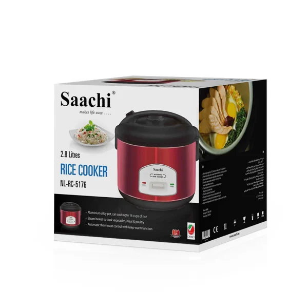 Saachi 2.8L Electric Rice Cooker Nl-Rc 5176