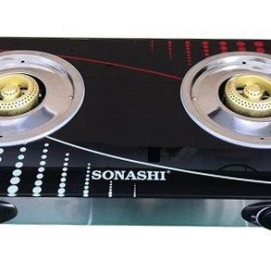 Sonashi 2Burner Cooktop With Glass Top