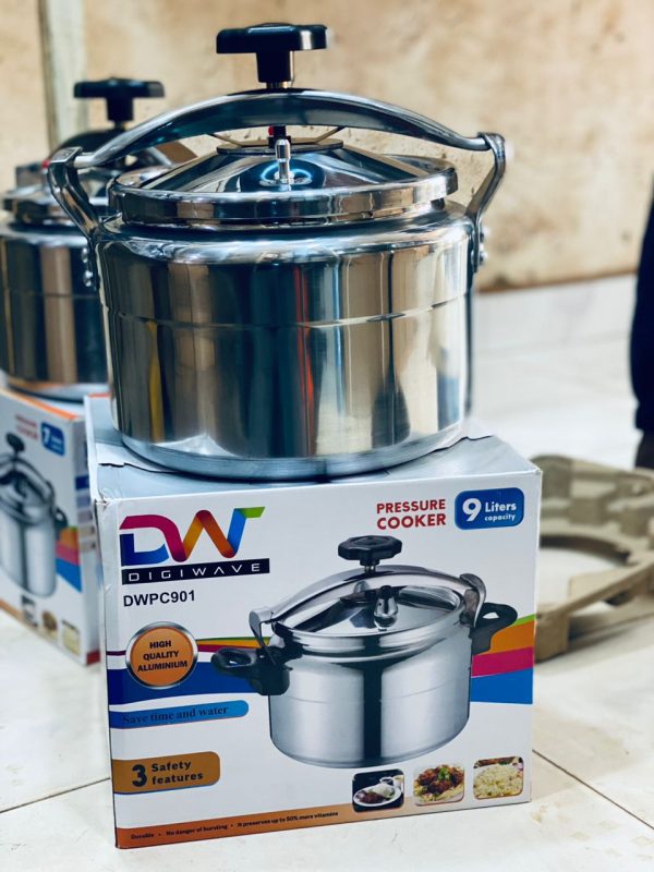 Digiwave 9L Aluminium Pressure Cooker DWCP901