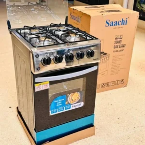 Saachi Full gas Cooker 4Burners Gas Oven NL-GAS-6361