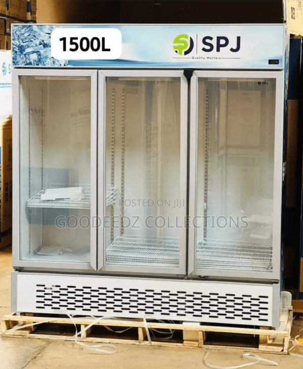 SPJ 1500ltrs 3way Door Chiller Display Refrigerator