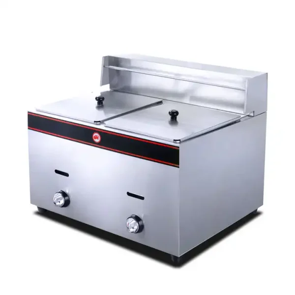 Double Gas Deep Fryer 12 Litres - Image 2