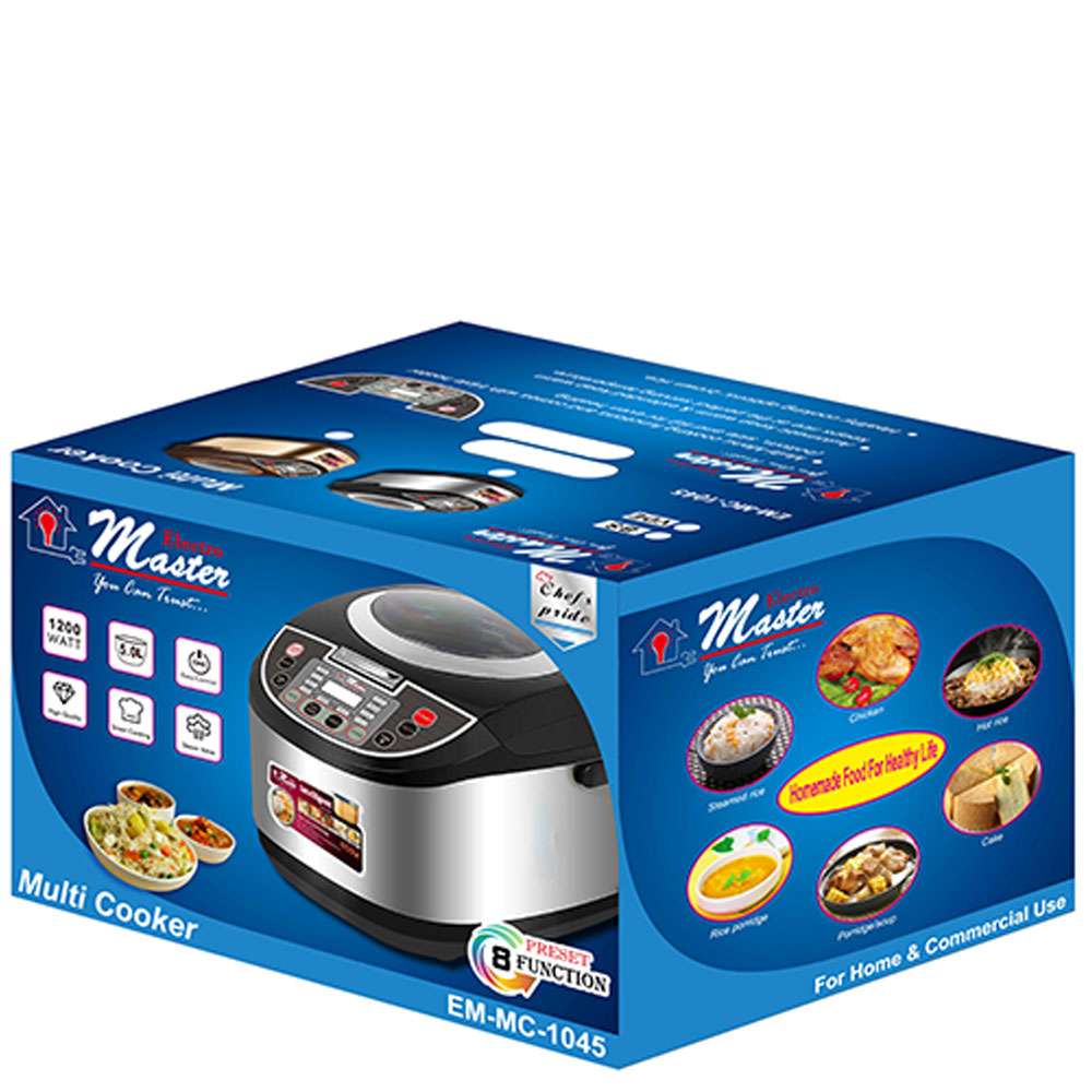 Electro master EM-MC-1044 Multi Electric Cooker- 5Liters - Image 2