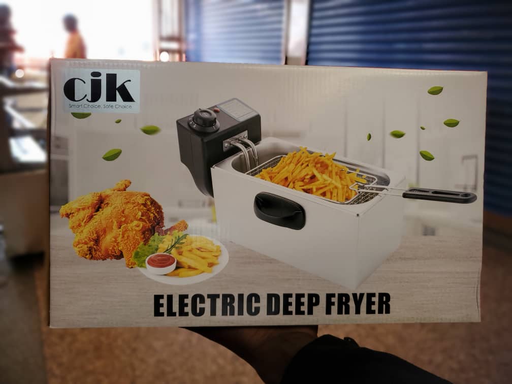CJK 4L Electric Deep Fryer Stainless Steel