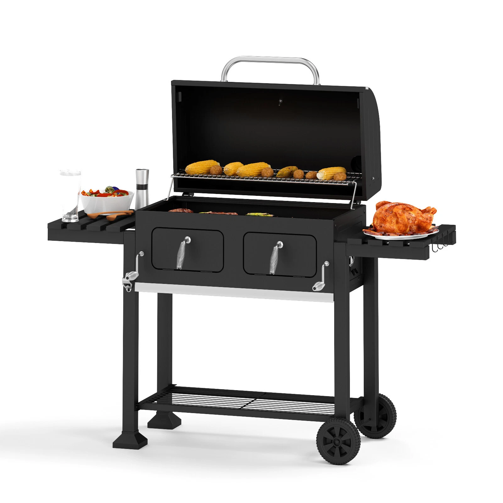 Heavy Duty Charcoal BBQ Grill Outdoor