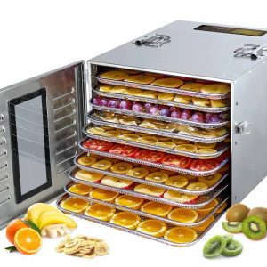 10Trays Electric Food Dehydrator Dryer Machine Fruit and Vegetable