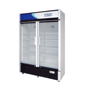 SOLSTAR 2 Door Showcase Chiller 900Litres
